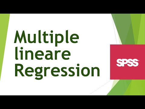 Multiple lineare Regression in SPSS rechnen und interpretieren - Daten analysieren in SPSS (4)